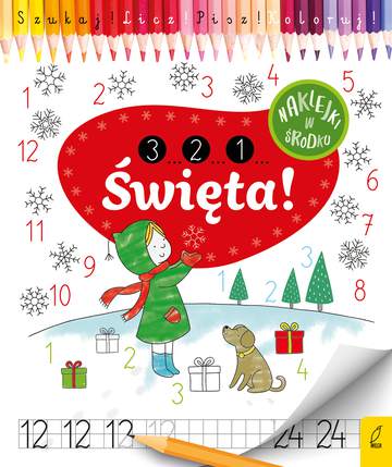 3 2 1 święta szukaj licz koloruj