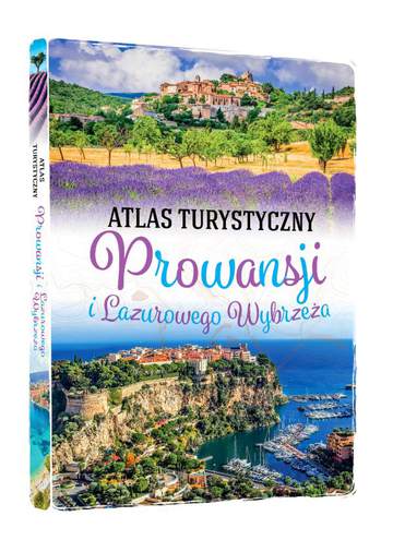 Atlas turystyczny prowansji i lazurowe wybrzeże