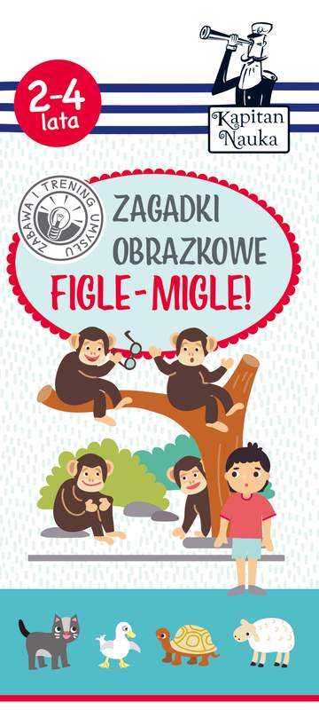 Zagadki obrazkowe figle-migle Kapitan Nauka