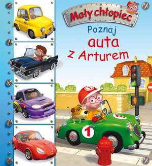 Poznaj auta z arturem mały chłopiec