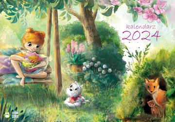 Kalendarz ścienny  2024. Dzieci