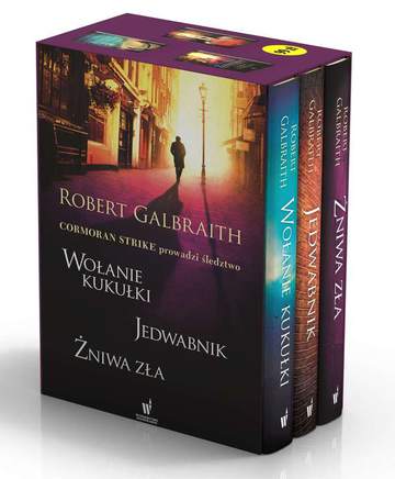 Pakiet Cormoran Strike prowadzi śledztwo wołanie kukułki / jedwabnik / żniwa zła