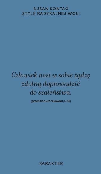 Style radykalnej woli wyd. 2