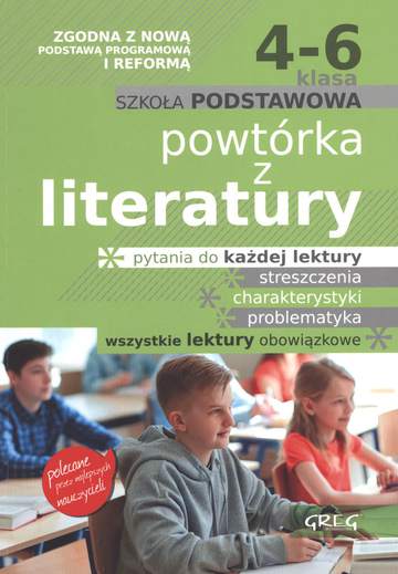 Powtórka z literatury szkoła podstawowa klasy 4-6