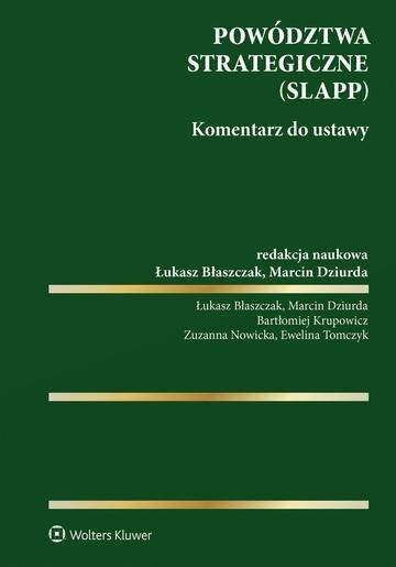 Okładka: Powództwa strategiczne (SLAPP). Komentarz do ustawy