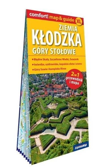 Ziemia Kłodzka map&guide XL PL laminat 2024