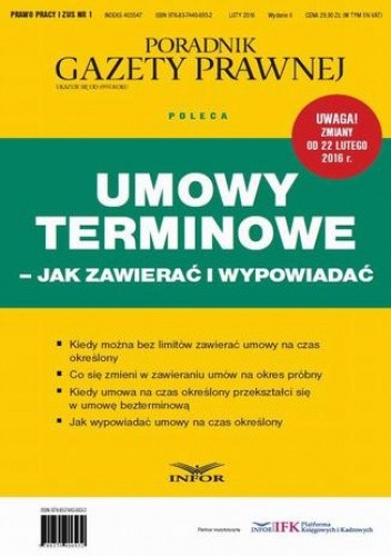 Umowy terminowe  jak zawierać i wypowiadać