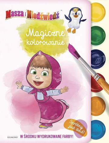 Masza i Niedźwiedź magiczne kolorowanie