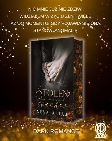 Okładka: Stolen Touches (ilustrowane brzegi)