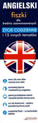 Angielski fiszki dla średnio zaawansowanych życie codzienne i 15 innych tematów + CD