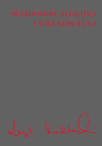 Świadomość religijna i więź kościelna