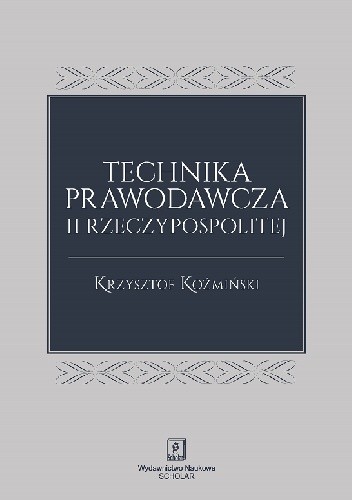 Technika prawodawcza II Rzeczypospolitej