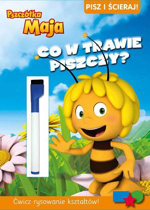Co w trawie piszczy Pszczółka Maja pisz i ścieraj