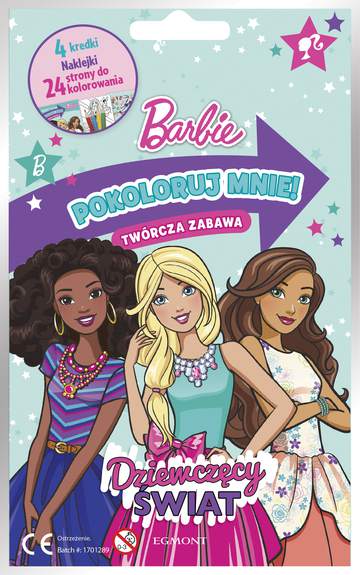 Dziewczęcy świat Barbie. Pokoloruj mnie