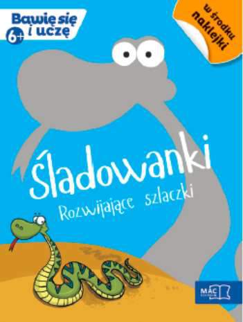 Śladowanki rozwijające szlaczki bawię się i uczę 6+