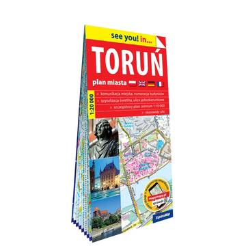 Toruń plan miasta 1:20 000 papier 2023