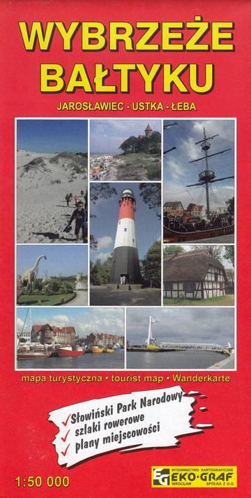 Wybrzeże Bałtyku Jarosławiec - Ustka - Łeba 1:50 000