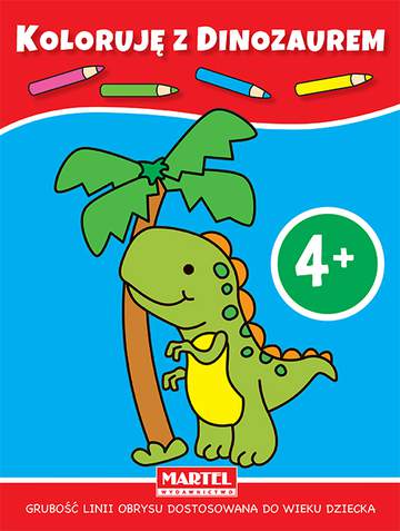 Koloruję z dinozaurem