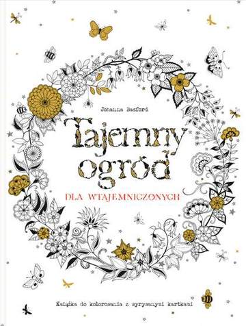 Tajemny ogród dla wtajemniczonych książka do kolorowania
