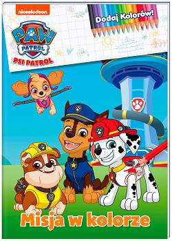 Misja w kolorze Psi Patrol dodaj kolorów