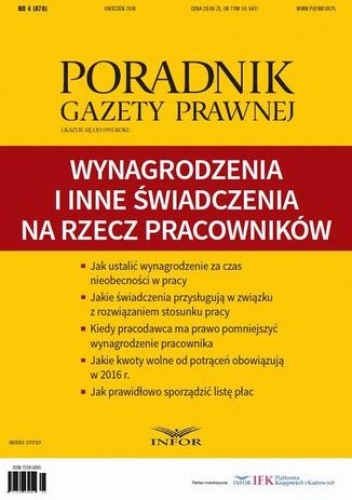Wynagrodzenia i inne świadczenia  klasyfikacja i rozliczanie