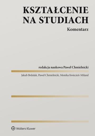 Okładka: Kształcenie na studiach. Komentarz