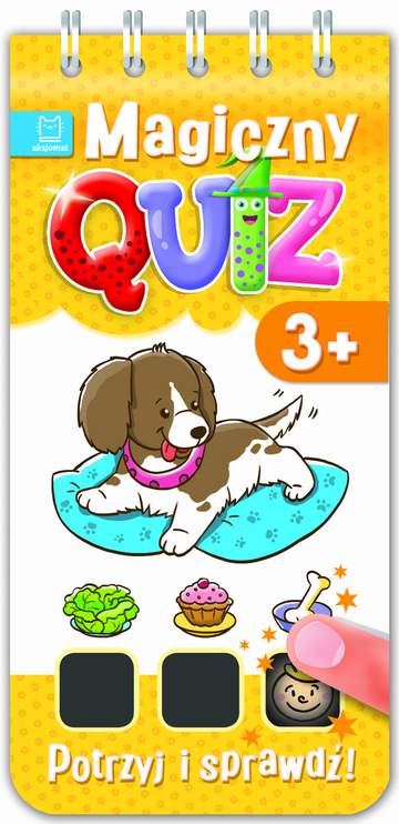 Potrzyj i sprawdź magiczny quiz 3+ (żółty)