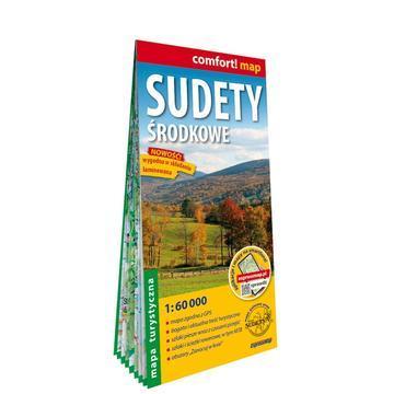 Sudety Środkowe laminowana mapa turystyczna 1:60 000
