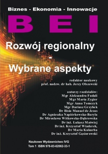 Rozwój regionalny - Wybrane aspekty