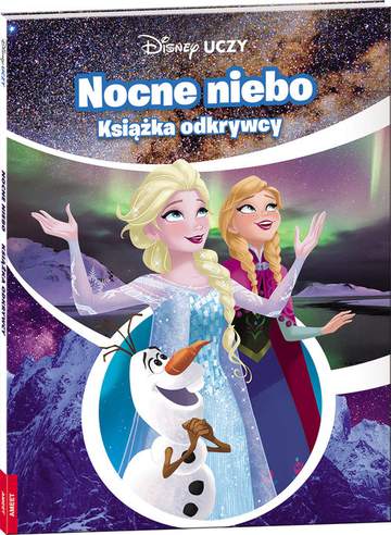 Disney uczy kraina lodu Światła północy Nocne niebo Książka odkrywcy  UDJ-6