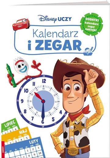 Disney uczy filmy Kalendarz i zegar ZEG-9302