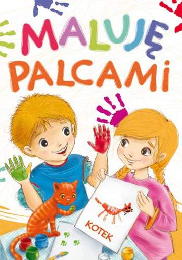 Kotek maluję palcami