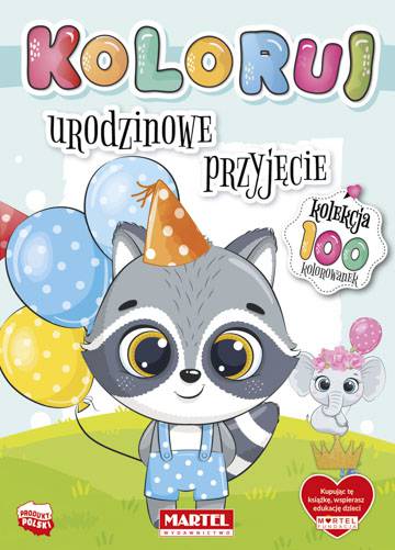 Koloruj urodzinowe przyjęcie