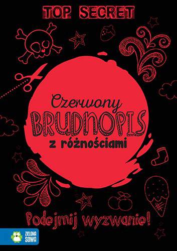 Czerwony brudnopis z różnościami