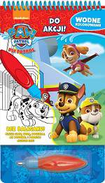 Do akcji. Wodne kolorowanie. Psi Patrol