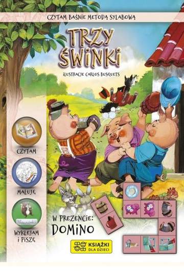 Trzy świnki. Czytam baśnie metodą sylabową