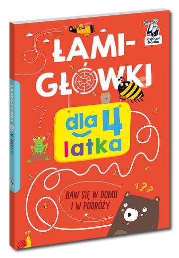 Łamigłówki dla 4-latka. Kapitan Nauka. Łamigłówki