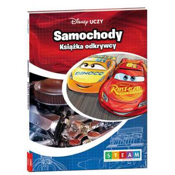 Disney uczy samochody książka odkrywcy