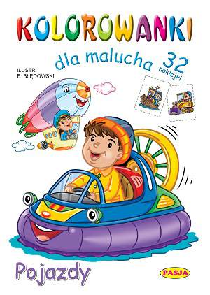 Pojazdy kolorowanki dla malucha