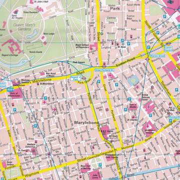 Londyn mapa 1:10 000