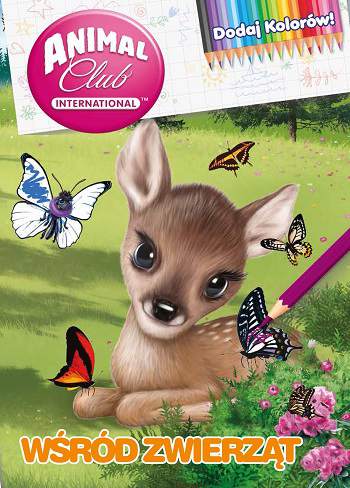 Wśród zwierząt animal club dodaj kolorów