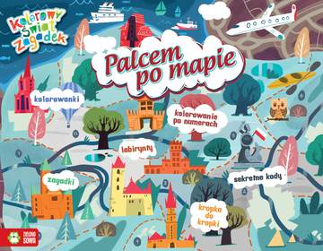 Palcem po mapie kolorowy świat zagadek