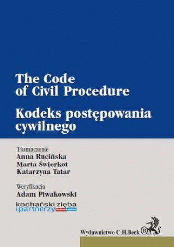 Kodeks postępowania cywilnego. The Code of Civil Procedure