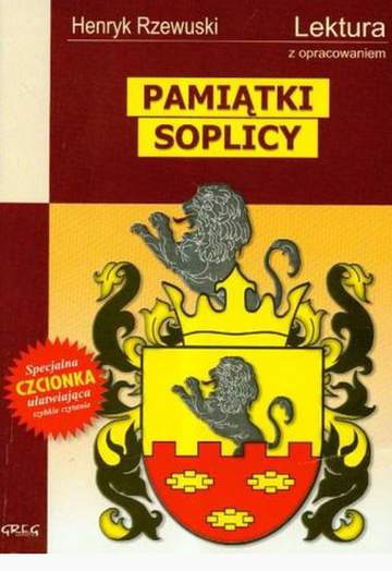Pamiątki soplicy lektura z opracowaniem