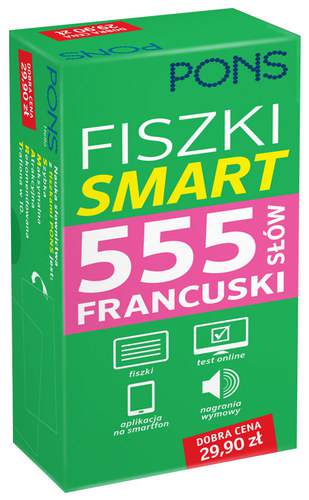 Fiszki 555 SMART francuski PONS
