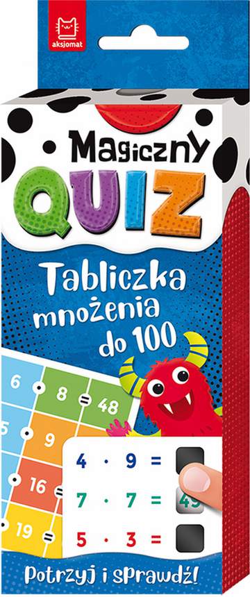 Tabliczka mnożenia do 100 magiczny quiz