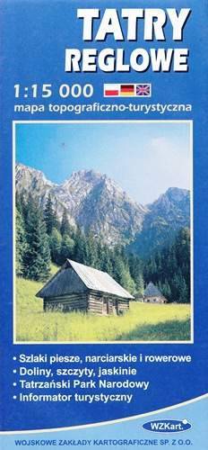 Mapa Tatry Reglowe 2014 1:15 000 WZKart