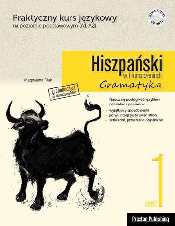 Hiszpański w tłumaczeniach gramatyka 1 poziom a1-a2 + CD