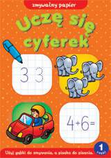 Uczę się cyferek zmywalny papier 1