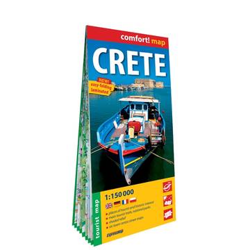 Crete tourist map 1:150 000 laminat 2023